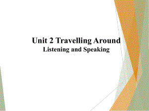 Unit 2 Travelling Around Listening and Speaking 词汇(ppt课件)-2022新人教版（2019）《高中英语》必修第一册.pptx