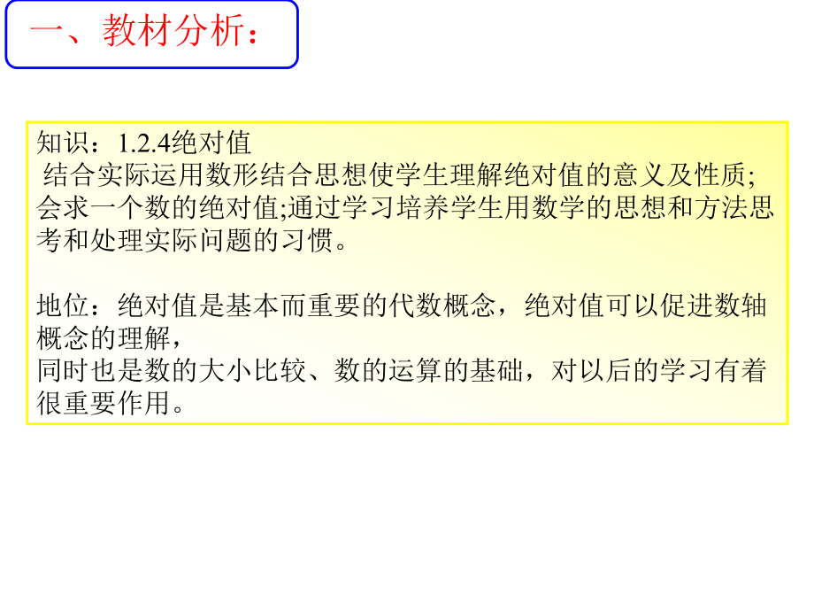 七年级上册124绝对值说课课件人教版.pptx_第3页