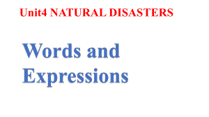 Unit 4 Words and expressions 单元重点单词短语词汇小结(ppt课件)-2022新人教版（2019）《高中英语》必修第一册.pptx