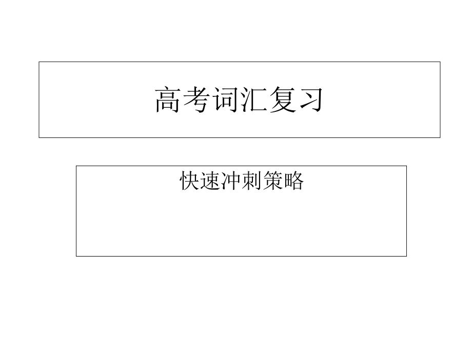 （英语）高考词汇快速复习法(共42张)课件.ppt_第1页