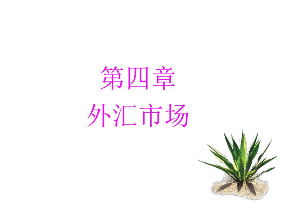 第四章外汇市场课件.ppt_第1页