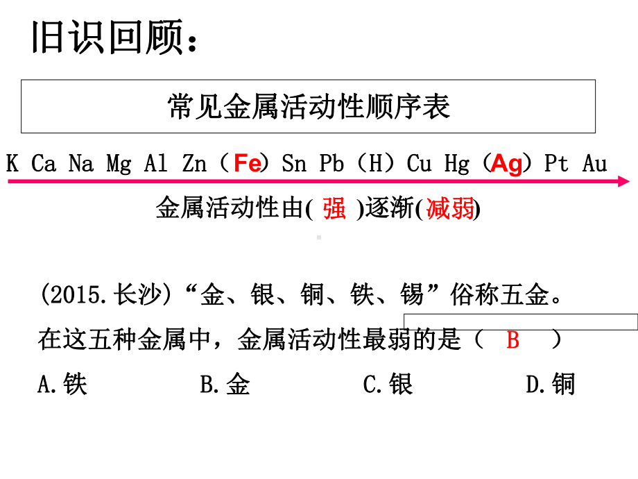 中考专题复习：金属活动性排序题型解析课件.ppt_第3页