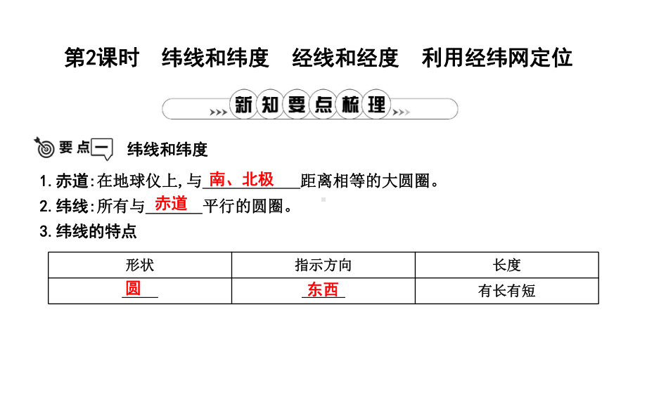 七年级地理上册第一章《地球和地图》单元复习课件(新版)新人教版.ppt_第3页