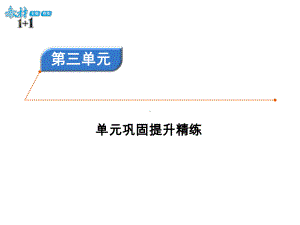 第三单元巩固提升精练优化创新精练（部编(统编)人教版四年级语文下册）课件.ppt