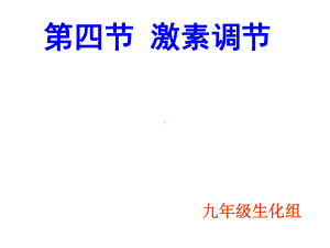 七年级生物下册第四单元第六章第四节激素调节人教版课件.ppt