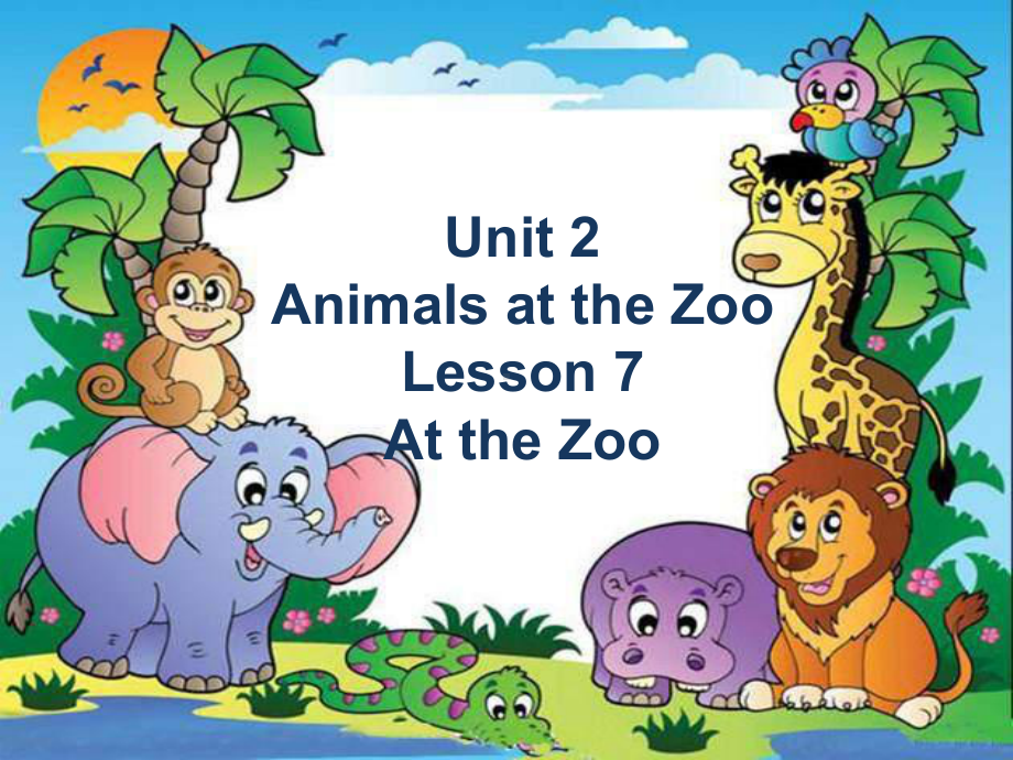 Unit2AnimalsattheZooLesson7AttheZoo课件2优质公开课冀教三起3下.ppt_第1页