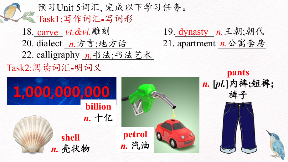 2022新人教版（2019）《高中英语》必修第一册Unit 5 词汇ppt课件.pptx_第3页