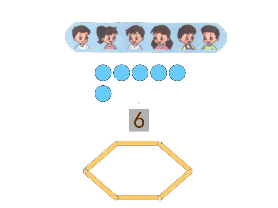 （新人教版）数学一年级6和7的认识课件.ppt_第3页