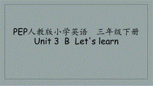 PEP人教版小学英语三年级下册《Unit3AtthezooBLet’slearn》课件.ppt-(课件无音视频)