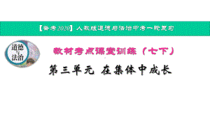 （备考2020）人教版道法(政治)中考一轮复习课本考点训练七下3单元在集体中成长演示版课件.pptx