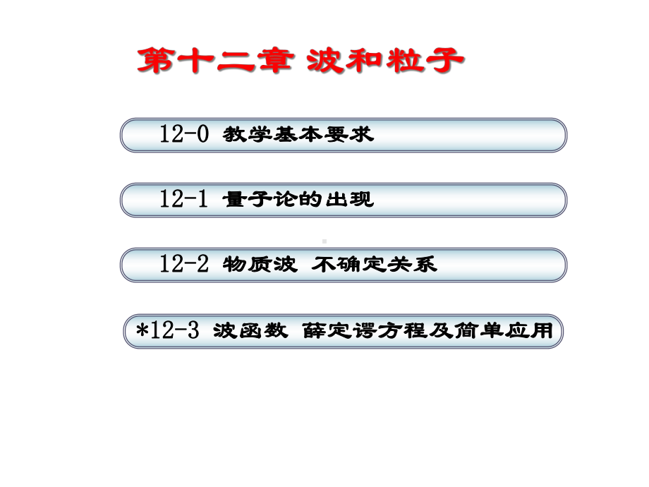 第十二章波和粒子课件.ppt_第2页