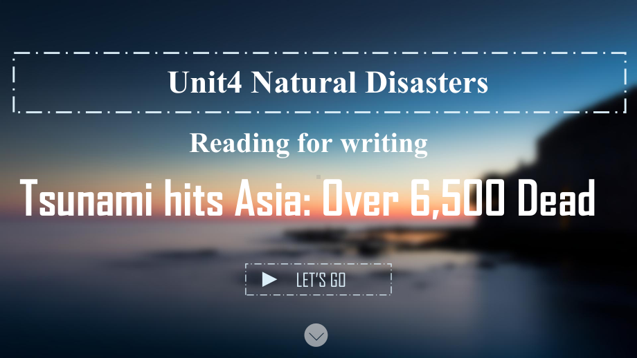 Unit 4 Natural disasters Reading for writing (ppt课件)(2)-2022新人教版（2019）《高中英语》必修第一册.pptx_第1页