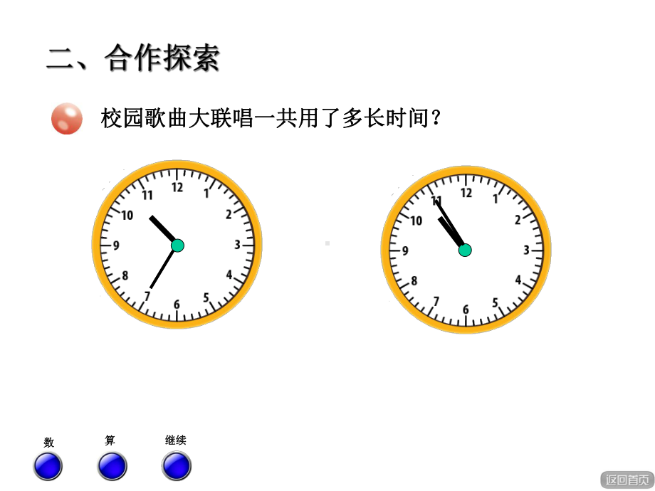 三年级数学上册第七单元信息窗2简单的时间计算课件青岛版.ppt_第3页