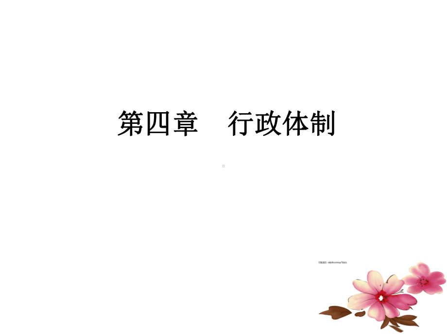 第四章行政体制课件.ppt_第1页