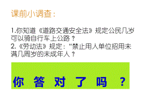 《道德与法治》七年级下册生活需要法律课件公开课.ppt