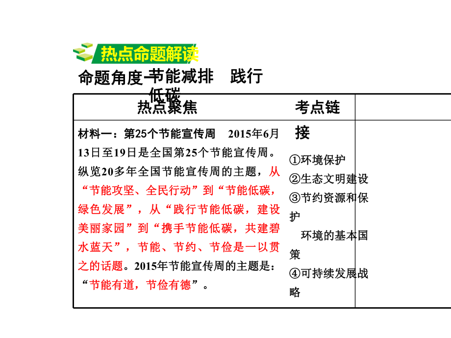 中考数学复习热点专题6建设生态文明共享绿色未来课件.ppt_第2页