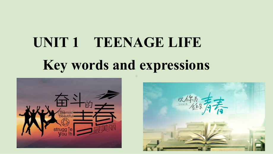 Unit 1 Teenage life 词汇复习(ppt课件) (2)-2022新人教版（2019）《高中英语》必修第一册.pptx_第1页