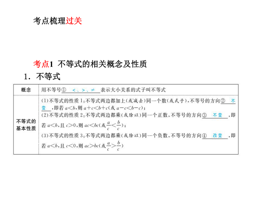 （中考数学）河北数学复习第2章方程组与不等式组第6讲不等式组课件.ppt_第2页