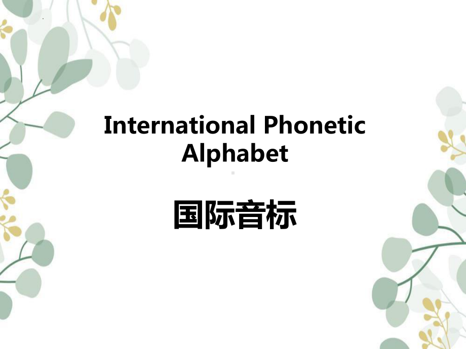 国际音标教学-初衔接课程(ppt课件)-2022新人教版（2019）《高中英语》必修第一册.pptx_第3页