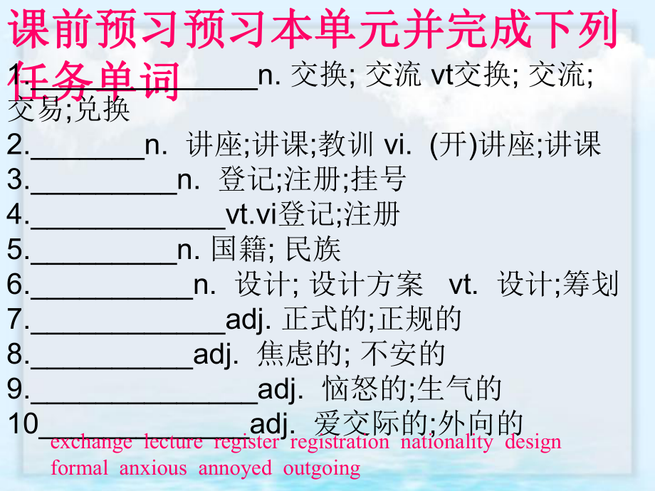 Unit 1词汇(ppt课件)、-2022新人教版（2019）《高中英语》必修第一册.ppt_第2页