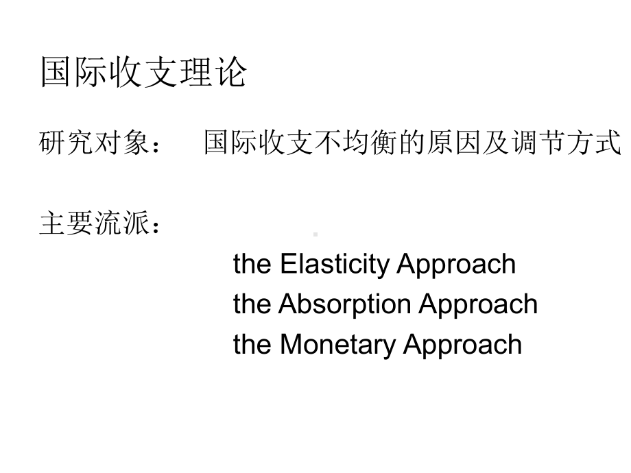 第1章6节国际收支调整理论课件.ppt_第2页