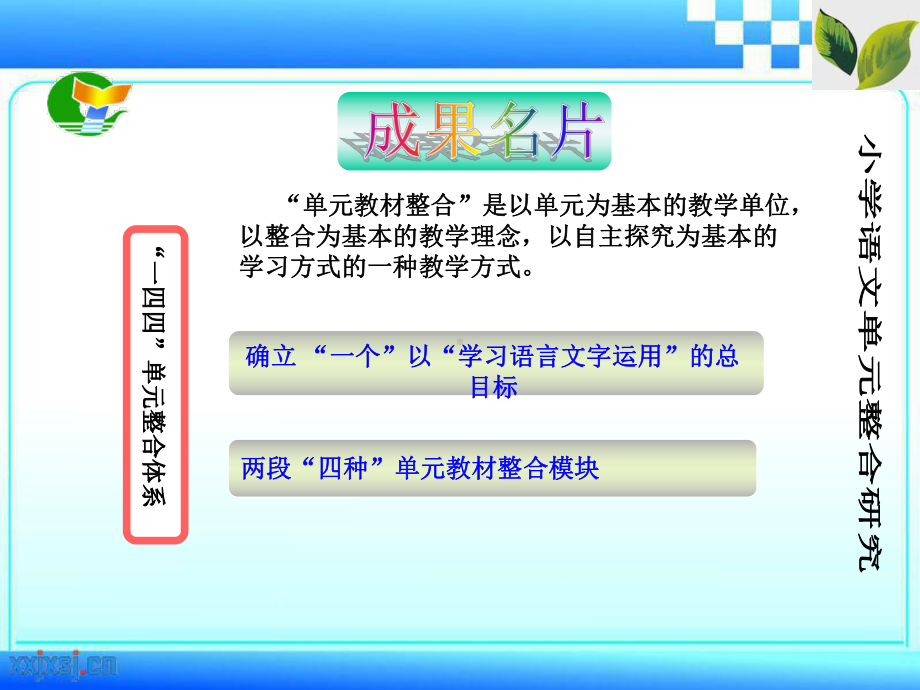 《小学语文单元整合教学策略研究》教育创新成果汇报提纲课件.ppt_第3页