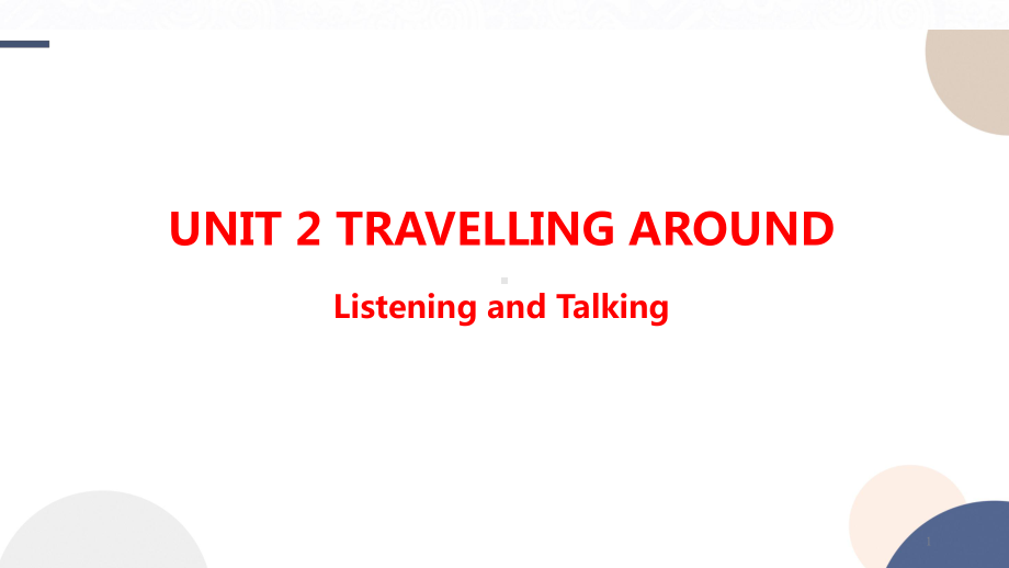 Unit 2 Listening and Talking (ppt课件)--2022新人教版（2019）《高中英语》必修第一册.pptx_第1页