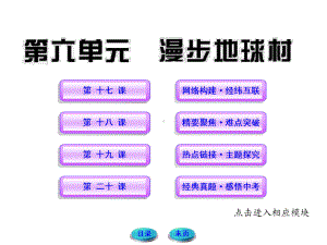 第六单元漫步地球村课件3(政治教科版九年级全册).ppt