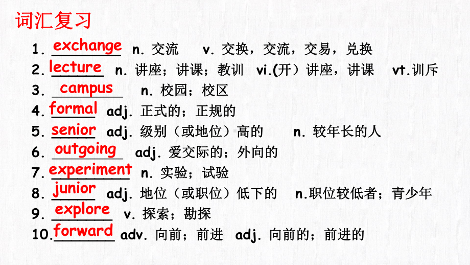 Welcome unit Language points II (ppt课件) -2022新人教版（2019）《高中英语》必修第一册.pptx_第2页