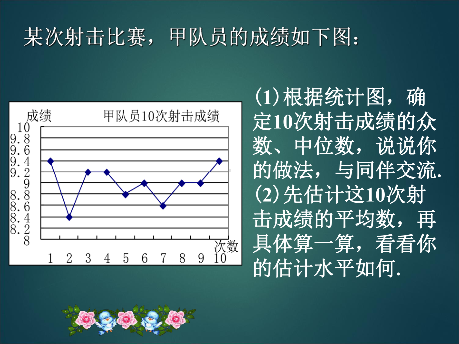 鲁教版八年级数学上册《从统计图分析数据的集中趋势》课件2.ppt_第3页