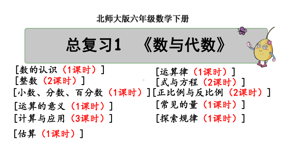 （整理）北师大版小学数学六年级下册总复习《数与代数》优质课件.ppt_第1页