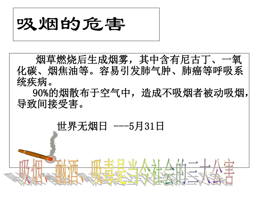 中小学优质课件拒绝吸烟酗酒课件.ppt_第1页