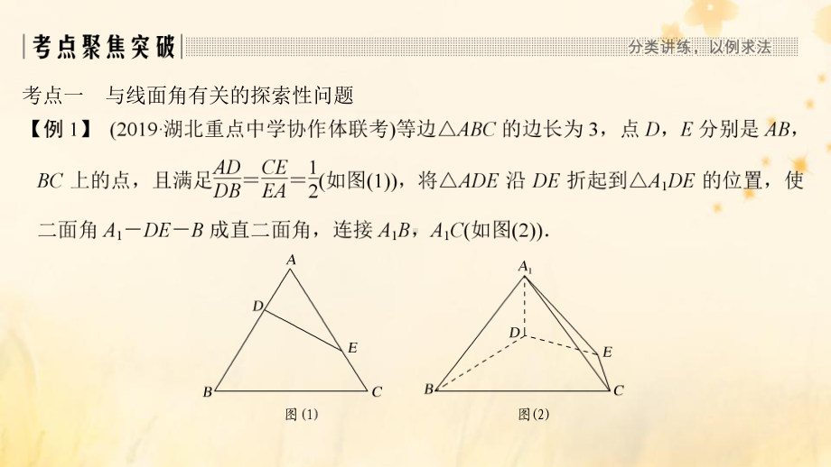 高考数学大一轮复习第七章立体几何与空间向量第6节空间向量的应用(第3课时)课件理新人教A版.pptx_第2页