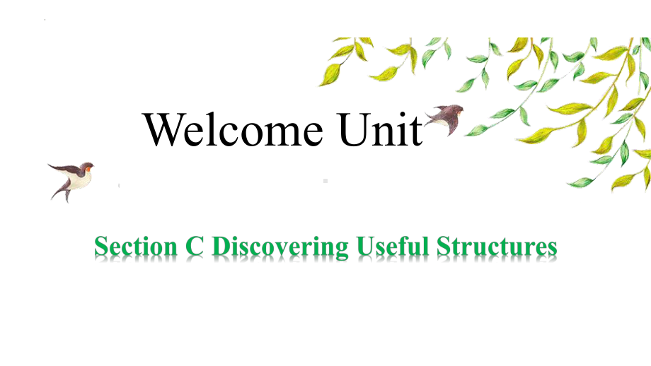 Welcome Unit Discovering Useful Structures (ppt课件)(2)-2022新人教版（2019）《高中英语》必修第一册.pptx_第1页