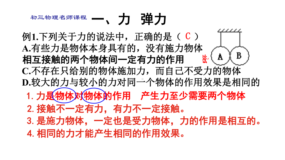 中考总复习力弹力、重力课件41张.pptx_第2页