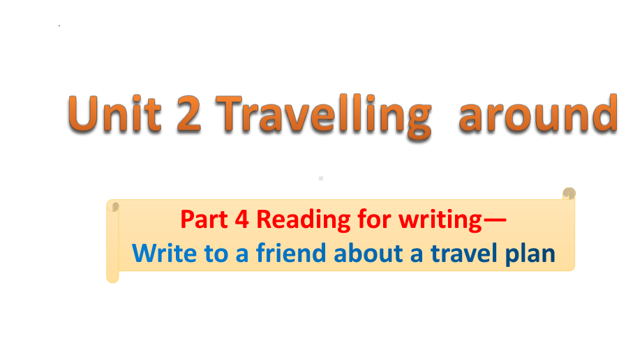 Unit 2 Travelling Around Reading for Writing (ppt课件)(4)-2022新人教版（2019）《高中英语》必修第一册.pptx_第1页