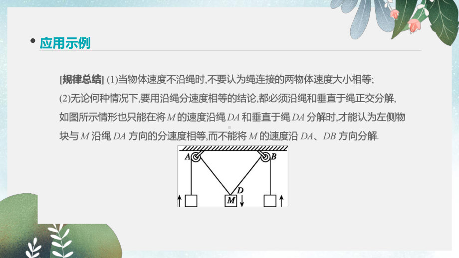 高考物理大一轮复习第4单元曲线运动万有引力与航天增分微课四关联速度问题的深入研究课件.ppt_第3页