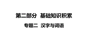 专题二汉字与词语—2021年中考语文系统复习课件.pptx