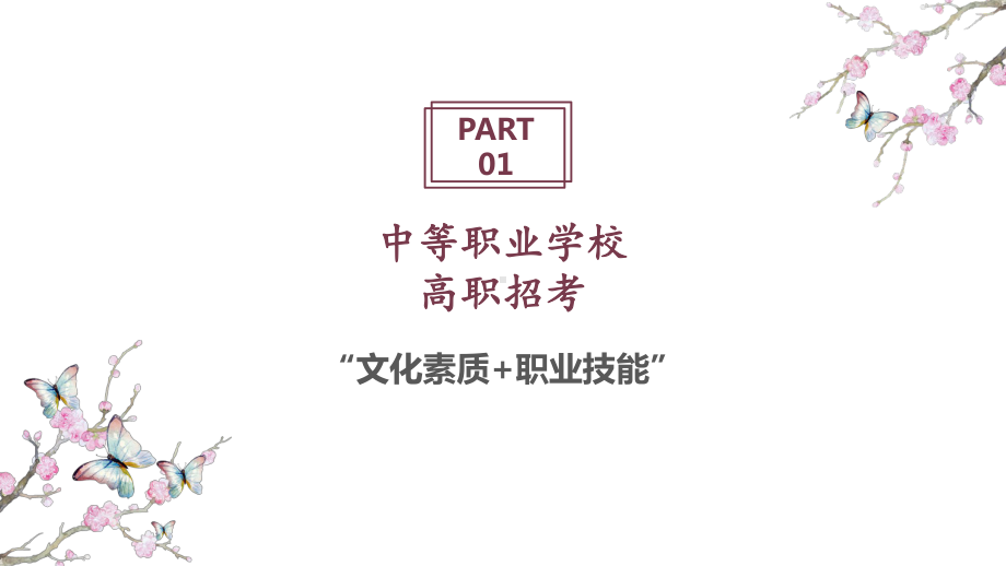 2020年福建省中等职业学校学业水平测试班会课课件.pptx_第3页