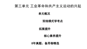 第三单元工业革命和国际共产主义运动的兴起课件.pptx