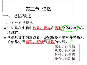 第三节记忆一、记忆概述课件.ppt