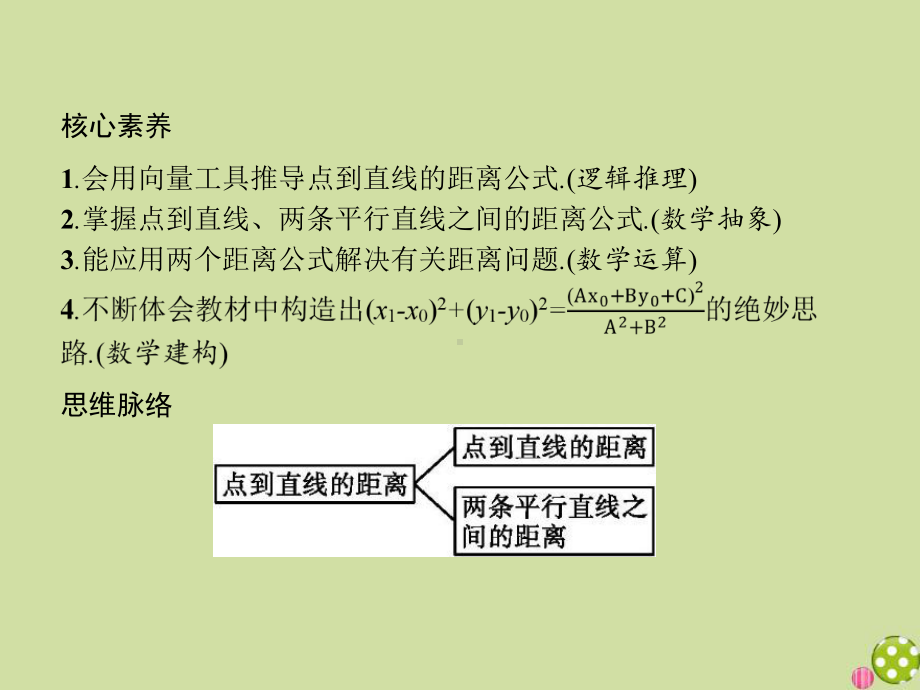 2021学年新教材高中数学第二章平面解析几何224点到直线的距离课件新人教B版选择性必修第一册.pptx_第2页