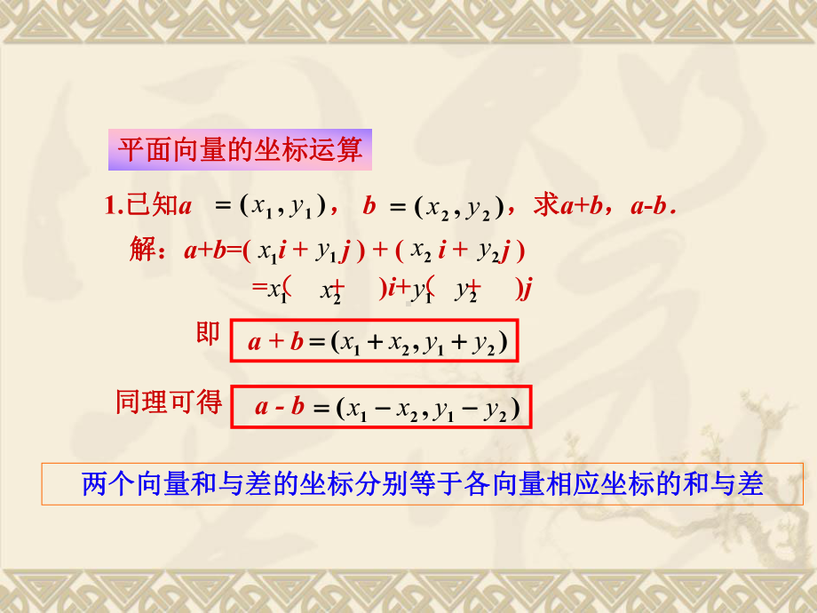 242平面向量线性运算的坐标表示课件.ppt_第3页