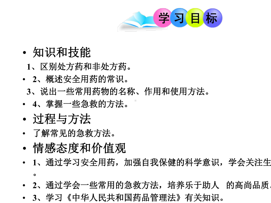 (最新)生物八年级下《第八单元第二章用药与急救》省优质课一等奖课件.pptx_第2页