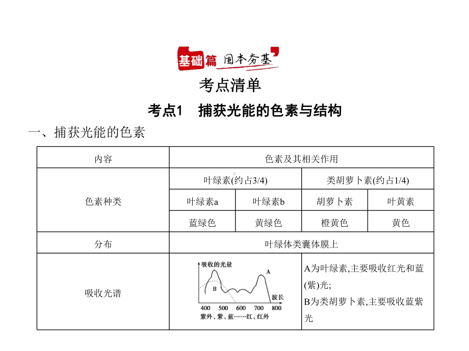 2021年江苏高考生物复习课件：专题6光合作用.pptx_第1页