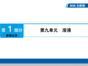 2020年人教版中考化学单元复习课件：第九单元溶液(共71张).ppt