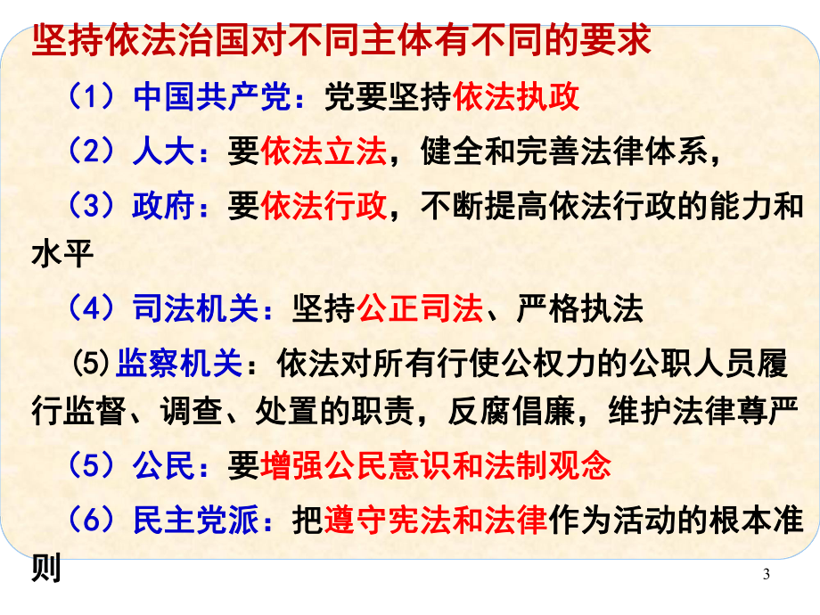 2021年高考政治一轮复习课件：必修二政治生活第四课我国政府受人民的监督-(共24张ppt).ppt_第3页