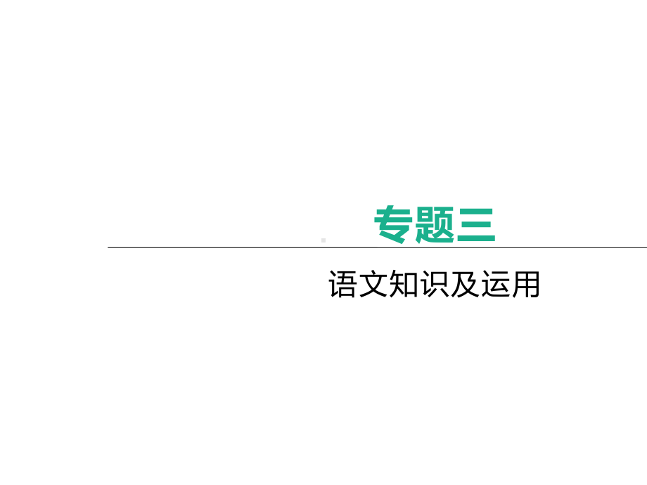 2021年中考语文复习专题03-语文知识及运用.pptx_第2页