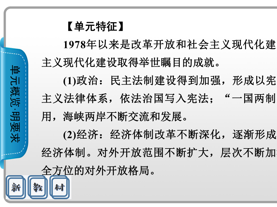 2021届高一上学期历史同步资源：第十单元改革开放和社会主义第28课中国特色社会主义道路的开辟与发展-课件.ppt_第3页