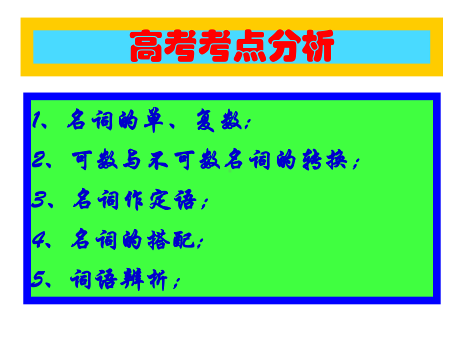 2020年高考英语语法考点突破.ppt_第2页